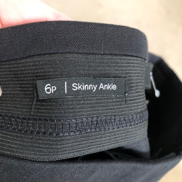 Talbots Black Elastic Waist Ankle Pants Size 6 Petite - Picture 6 of 12